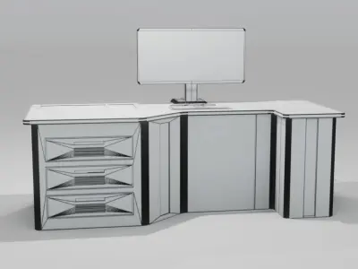 Sci-fi Controller Display 3D model