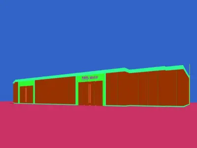 Business Restaurants - 968 3D model