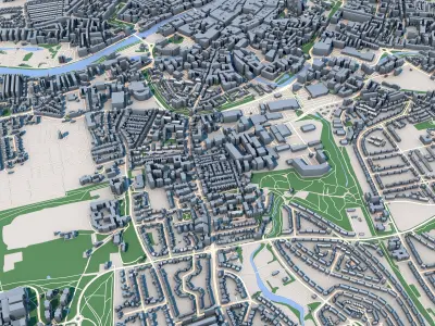 York City England 3D model