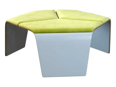 Brunner Hoc Lounge Low-poly 3D model