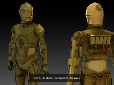 6 Iconic Star Wars Legends Bundle Models  Fully Rigged  Game 3D Model Pack