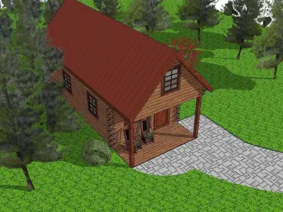 Creative Design-Holiday Cabin-060 3D model