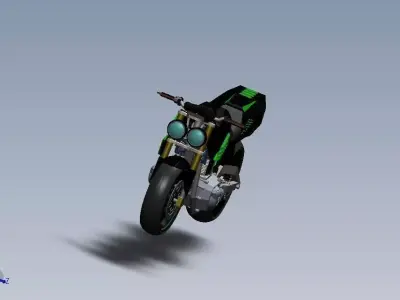 Street bike 3D model