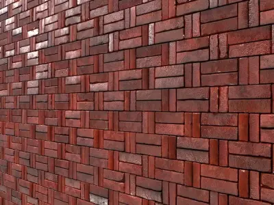 Lattice Brick-08-PBR-2K-4K Texture