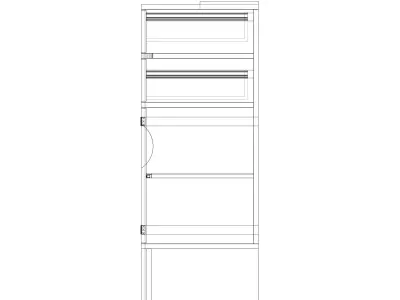 commode 15 Low-poly 3D model