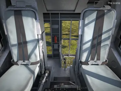  Sikorsky CH-54 Tarhe Helicopter Rigged 