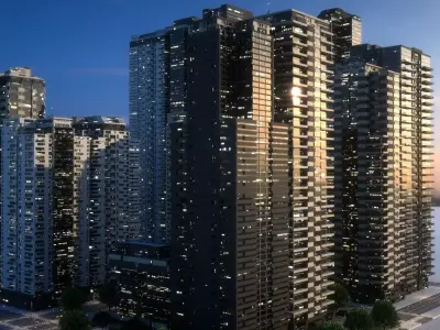 City Block Type B27 3D model