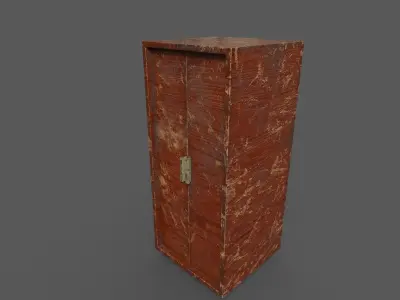 Old Modern Furniture 3D Model Terror Low-poly 3D model get