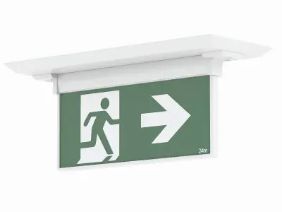 Exit Sign 3D model