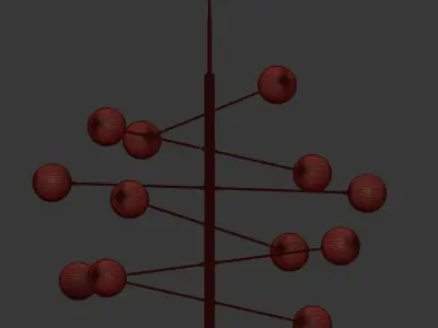 Payne Chandelier Loungelovers 3D model