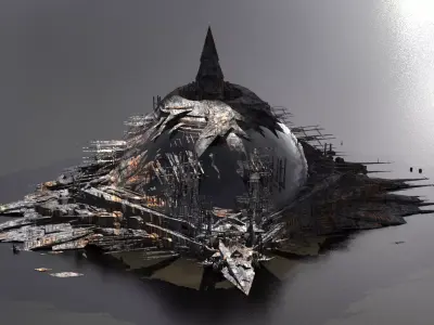Locust Deepsea  Drone facility 3D model