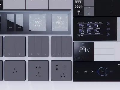 Switch and Outlet Collection-A7 3D model