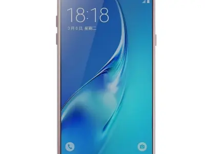 Samsung Galaxy J5 2016 Rose Gold 3D model