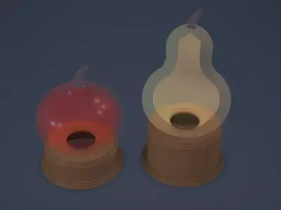 Pumpkin light base Free 3D print model