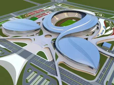 Stadium 6 3D model