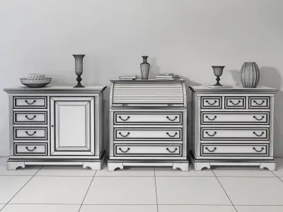 Selva Milano set 02 3D model