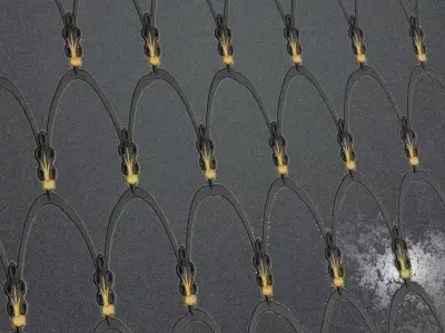 Opaque Glass Pattern Transparent PBR Seamless Texture