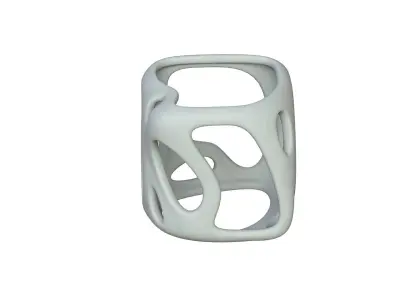 SciFi Cube Object No 17169 Low Poly Shape Texture