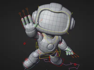 3D Character - Cute Robot 3D model