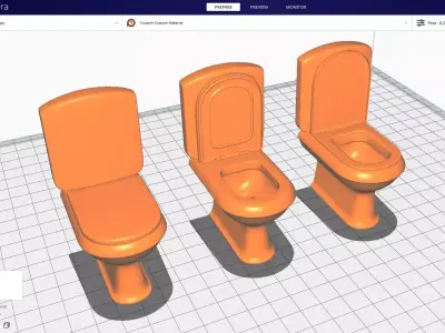 Wc 01 - STL 3D print model