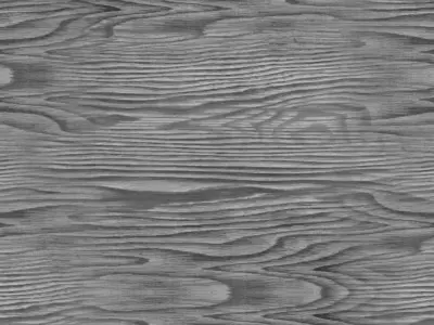 Realistic Bulb light on wooden table 3D model