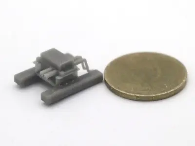 HO Scale Rail switch box 2 train  3D print model