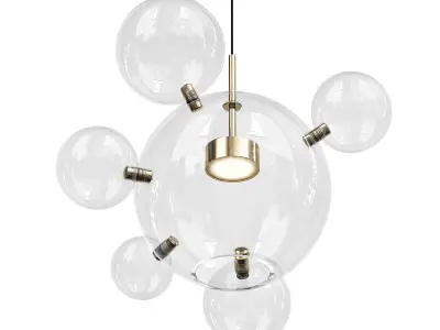 candela bubbles pendant light 3D model