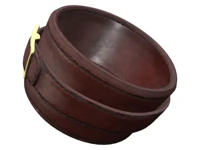 Wrist Collar Low-poly 3D model