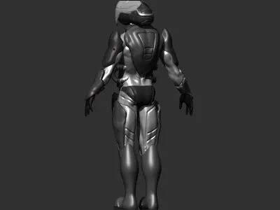 Droid ZB2045 3D print model