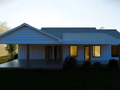 Modern Countryside House 3D model