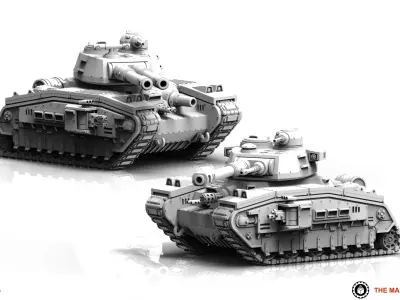 Universal Guard - Medium Battle Tank 3D print model