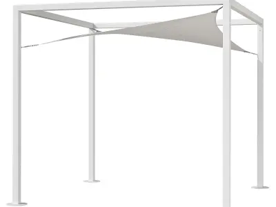 Sprech sail Iris gazebo tension structure 3D model