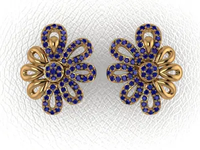 Elegant Earrings 3D print model