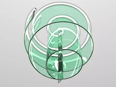 Lighting Low-poly 3D model