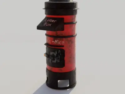 Post Box 3D model