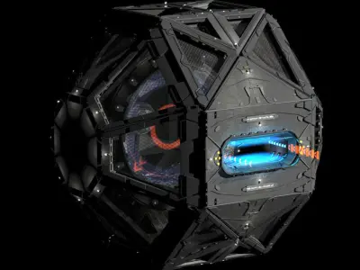 Zion Station 3D model