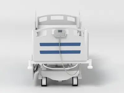 Hospital Bed 2 3D model