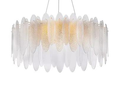 RISSA R pendant light made of paper 3D model