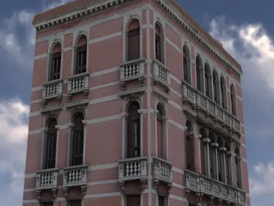 Venice Building 147 Low-poly 3D model