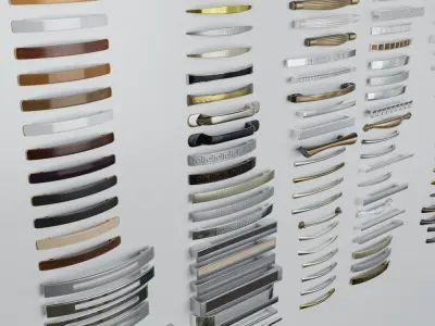 Furniture handles 3D model 3D model