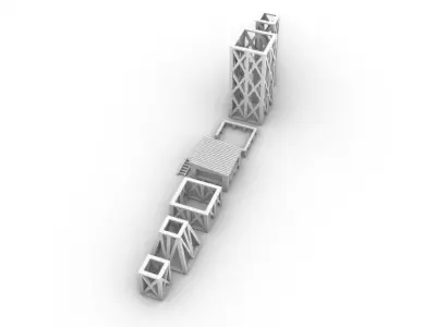 Support Structure Pack 3D print model