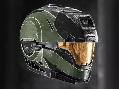 Halo Master Chief Helmet 3D model