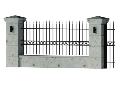 Fencing 02 3D model