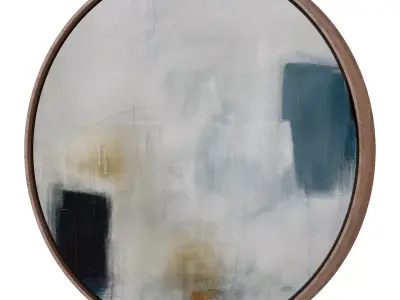 Abstract Painting Frame set 3D model 723