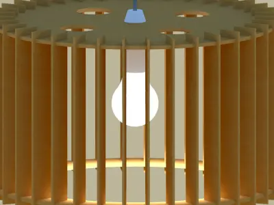 Lamp shade 3D print model 3D 3D model