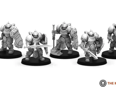 Obsidian Guard - Immortals - Boarding Squad 3D print model