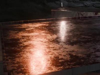 MetallicStretcher-WithBlood - PBR Free low-poly 3D model