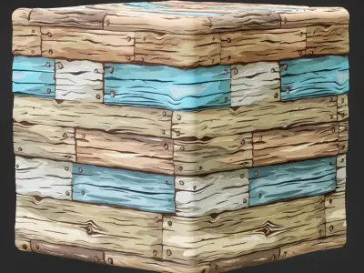  Stylized Wood Seamless Texture  Texture