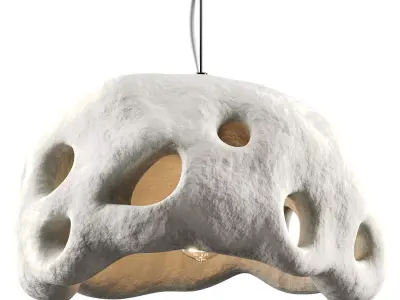Creative pendant light Low-poly 3D model