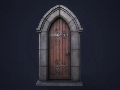 Set of front doors 3D Model Pack